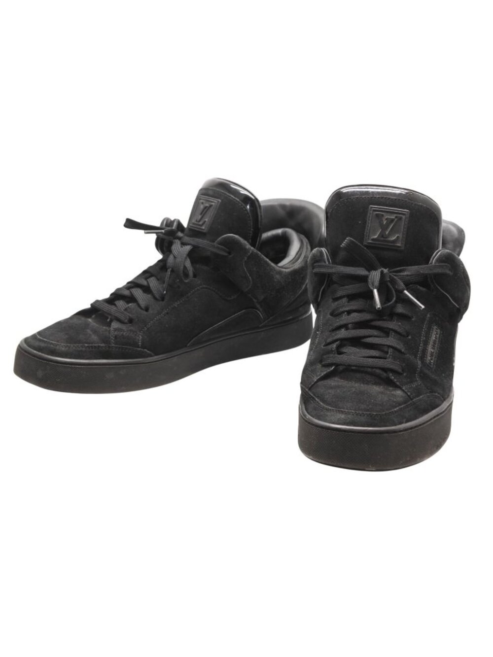Louis Vuitton Kanyewest Kanye West Dons Leather Sneakers Black